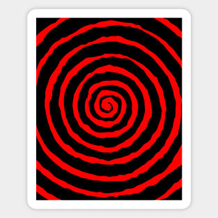 Red Trance Spiral Magnet